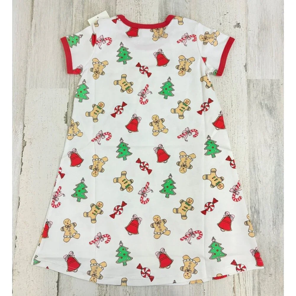 The Beaufort Bonnet Company Polly Play Dress Sugar Plum Christmas Cookie 6 NWT